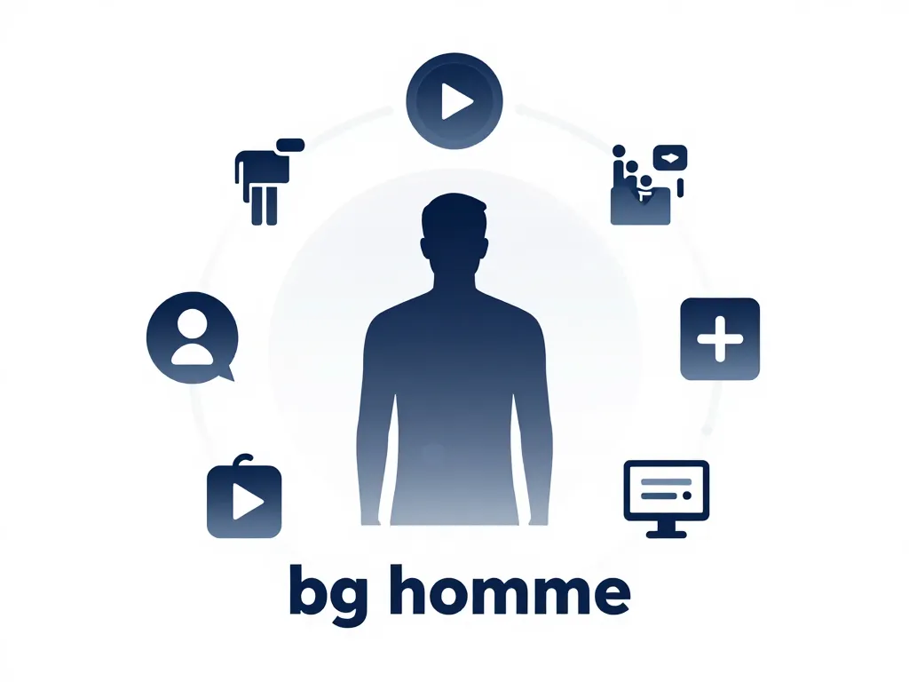 bg homme codes sociaux et culturels illustration