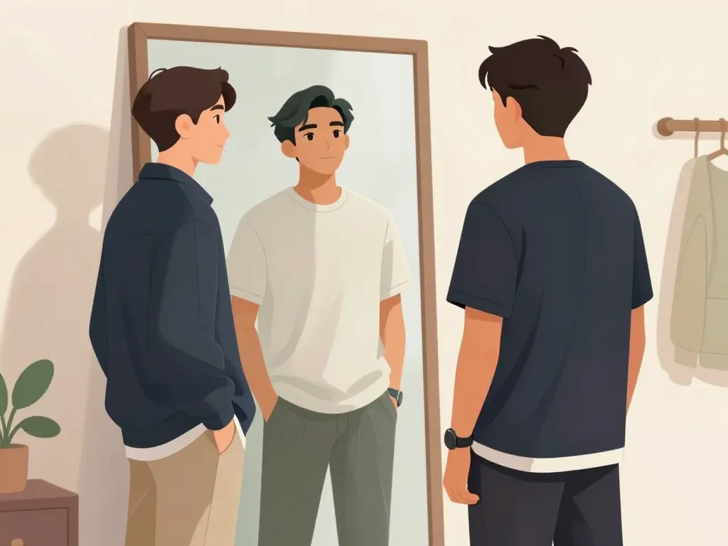 bg homme personnalisation look mode illustration