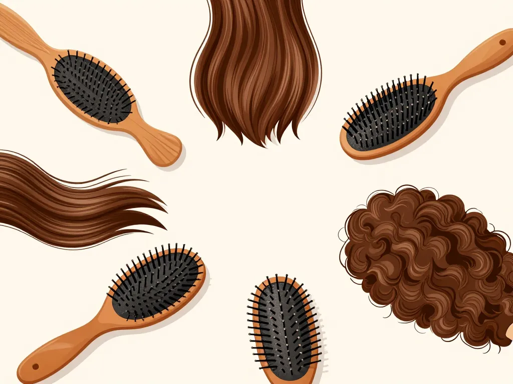 brosse anti fourche adaptée à chaque type de cheveux