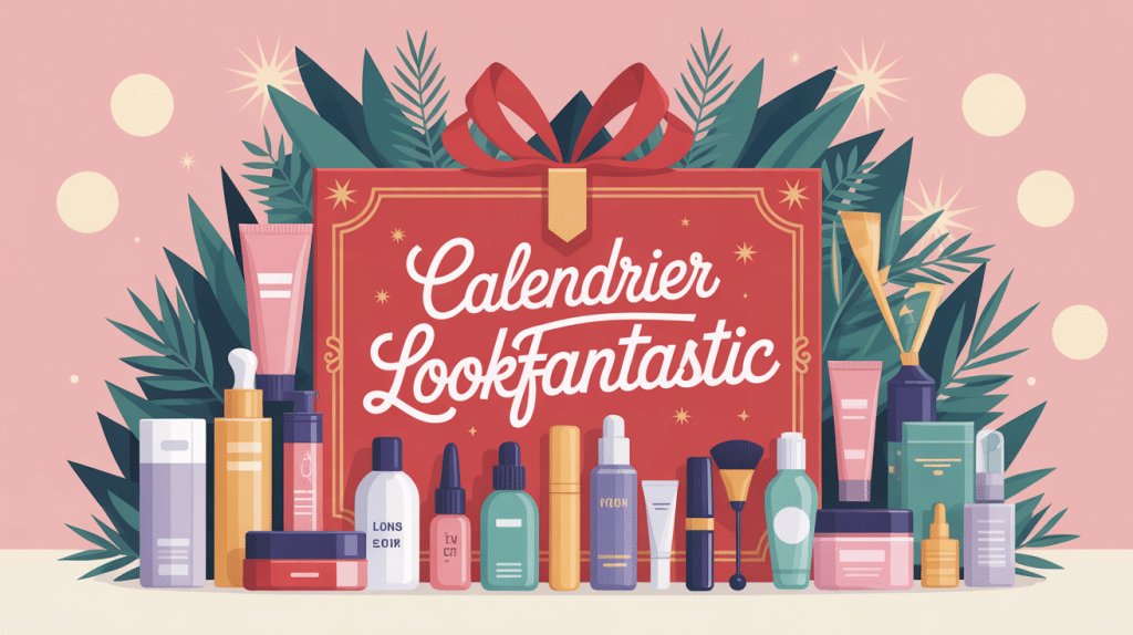 calendrier lookfantastic 2024 illustration coffret cosmétique