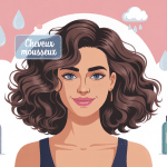 cheveux mousseux que faire illustration volume humidité brosses