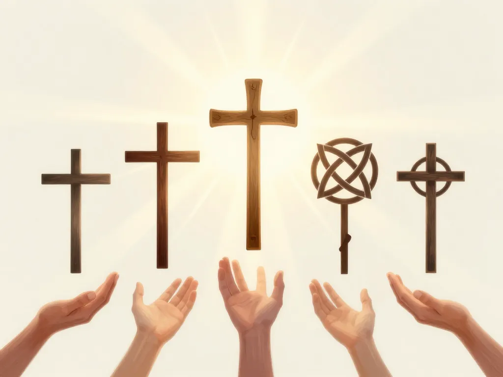 croix chrétienne collier types symboliques