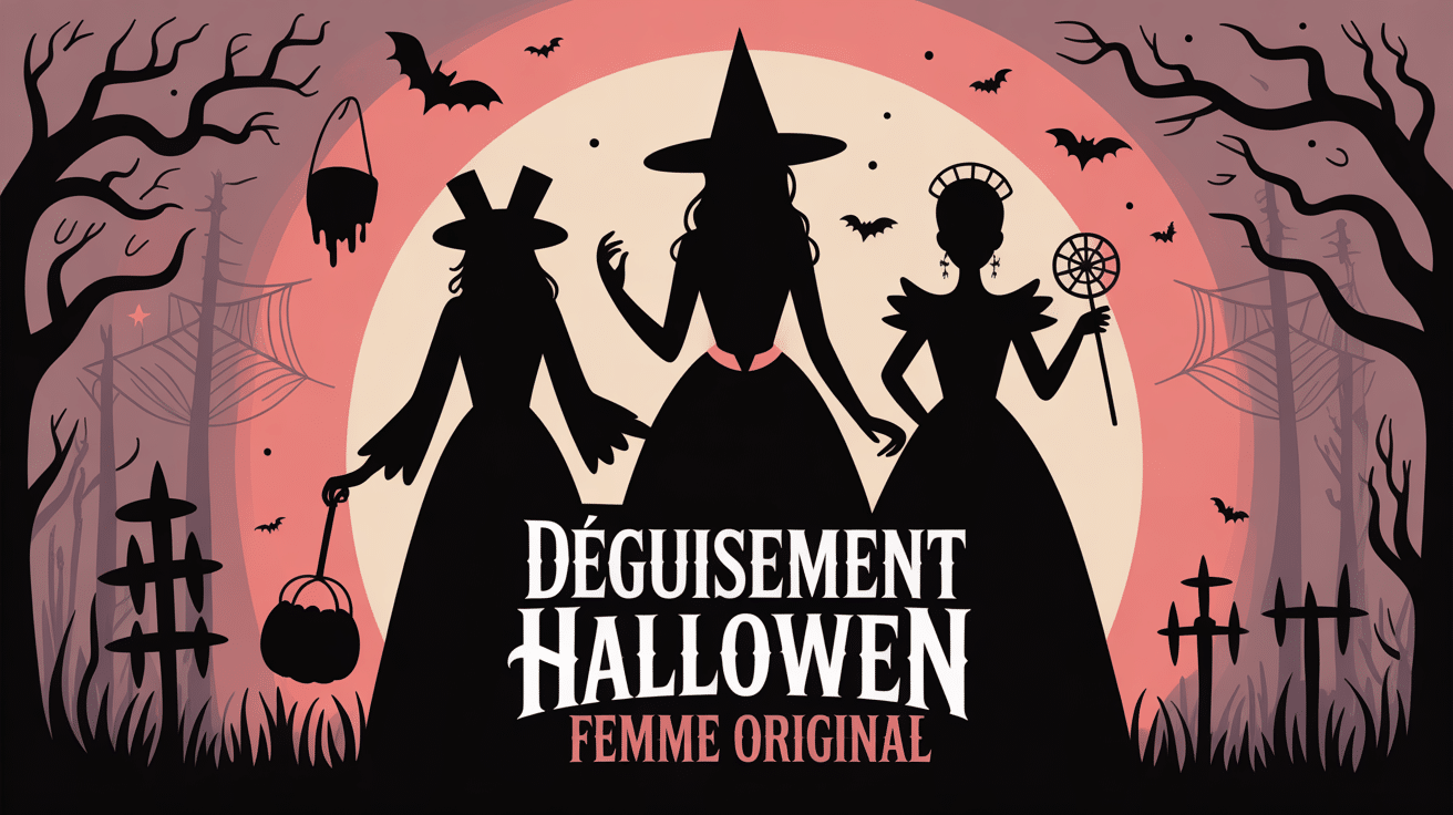 deguisement femme halloween original silhouettes costumes variés