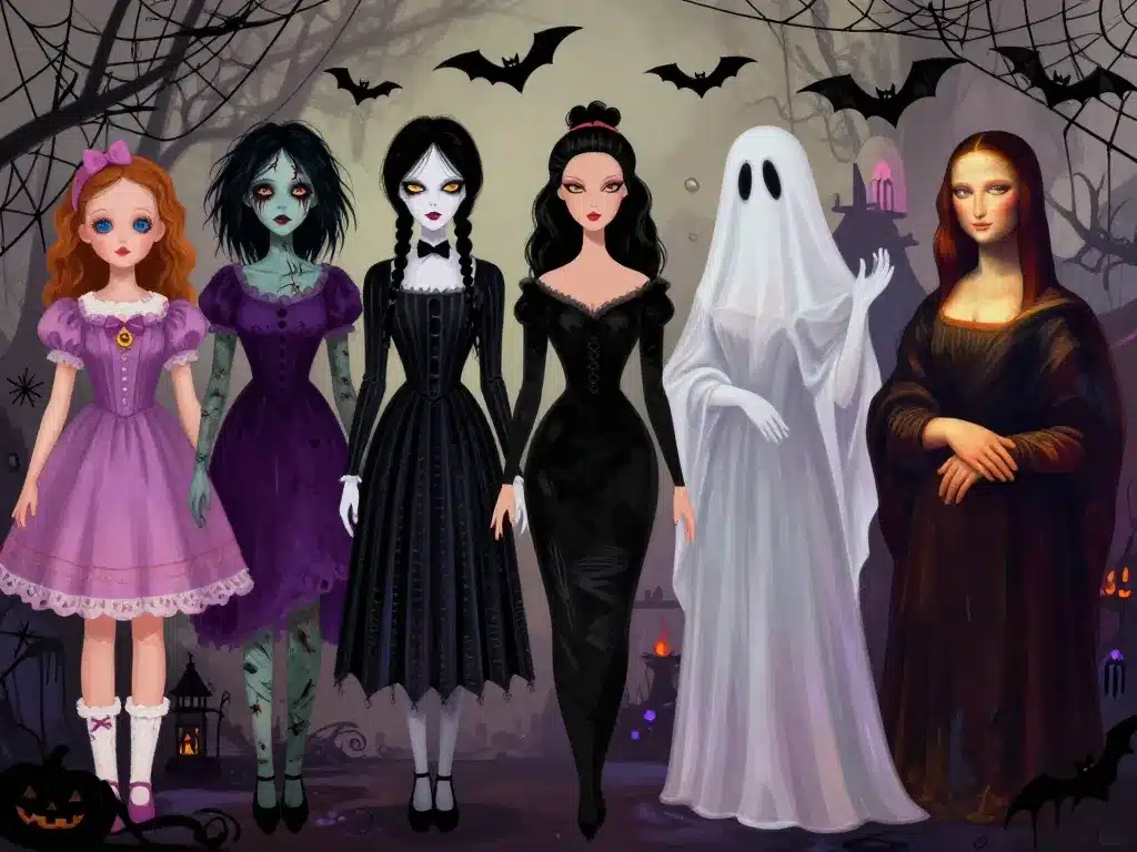 deguisement femme halloween original lineup costumes créatifs