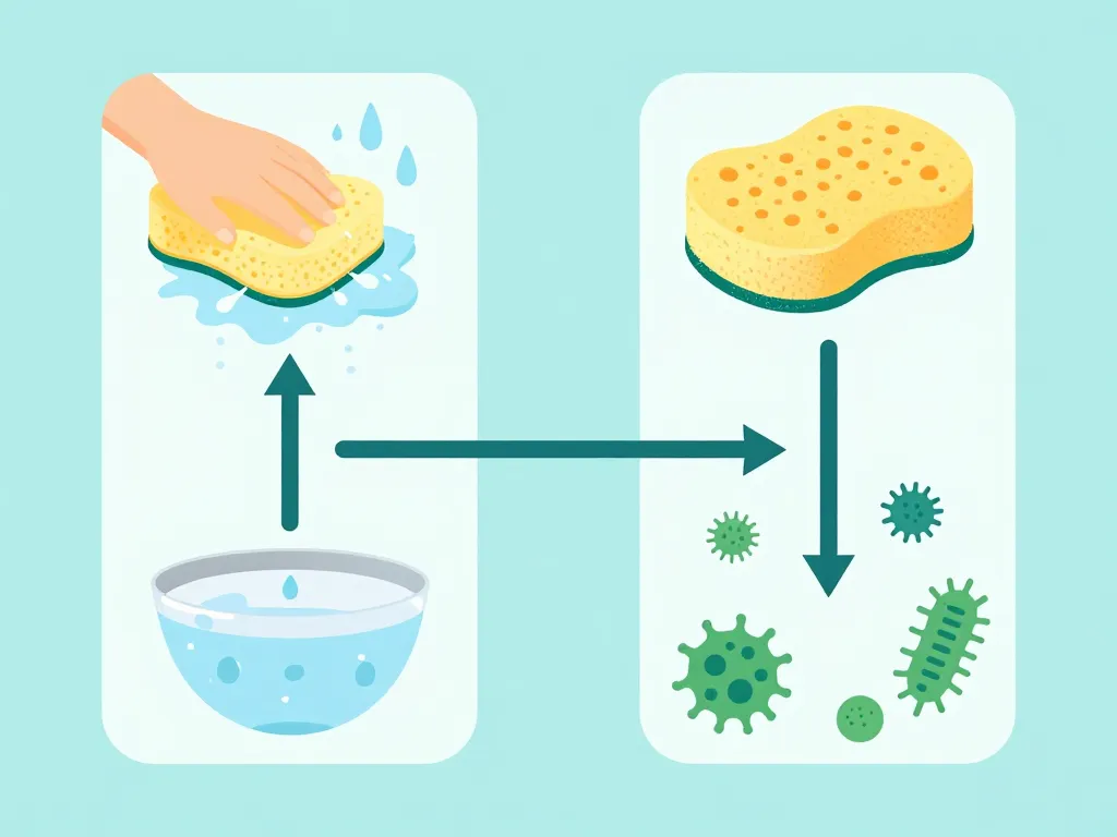 éponge konjac avis dermatologue risques hygiène concept diagramme