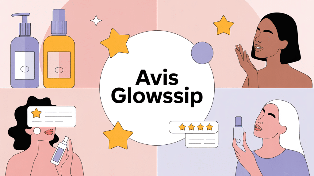 Glowssip avis visuel principal expérience utilisateurs