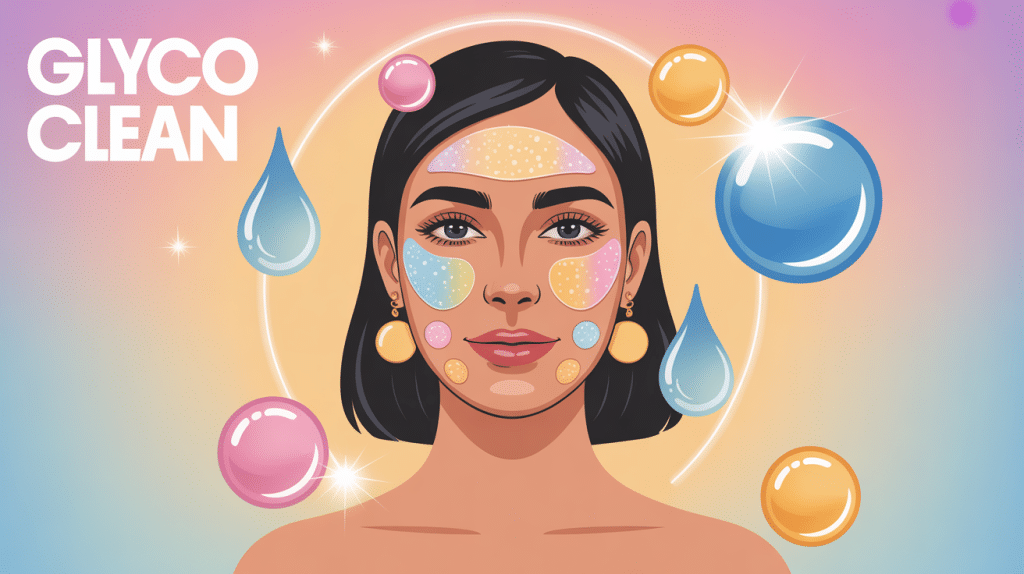 glyco clean nettoyage exfoliant peau acides doux