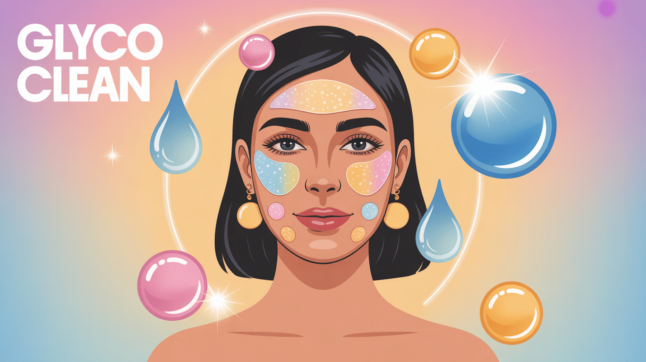 glyco clean nettoyage exfoliant peau acides doux