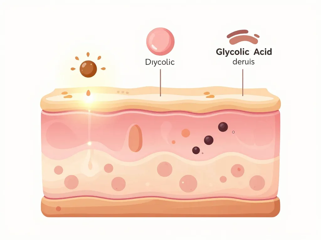 glyco clean mécanisme exfoliation chimique peau