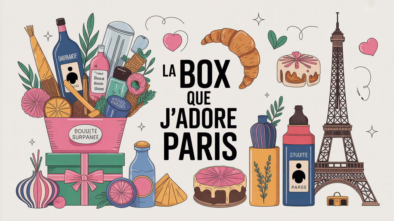 illustration parisienne la box que j adore paris