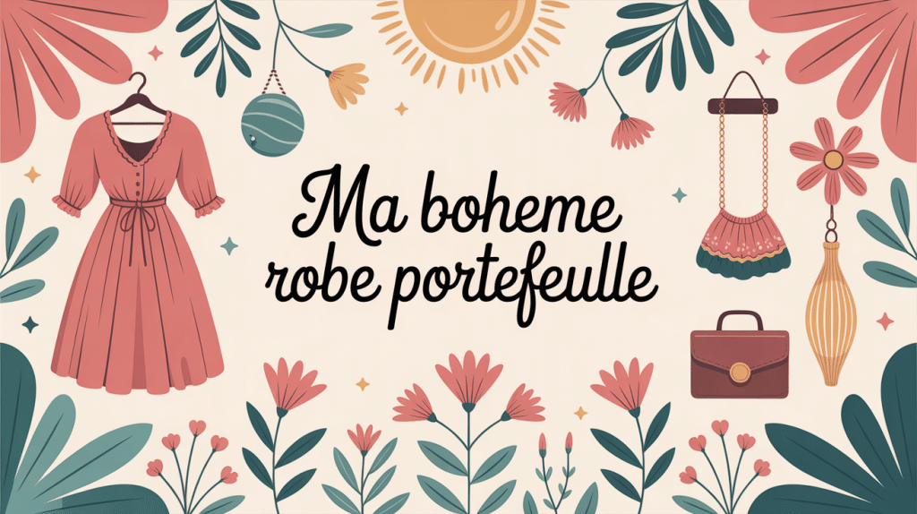 ma boheme robe portefeuille flottante style bohème floral