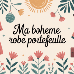 ma boheme robe portefeuille flottante style bohème floral