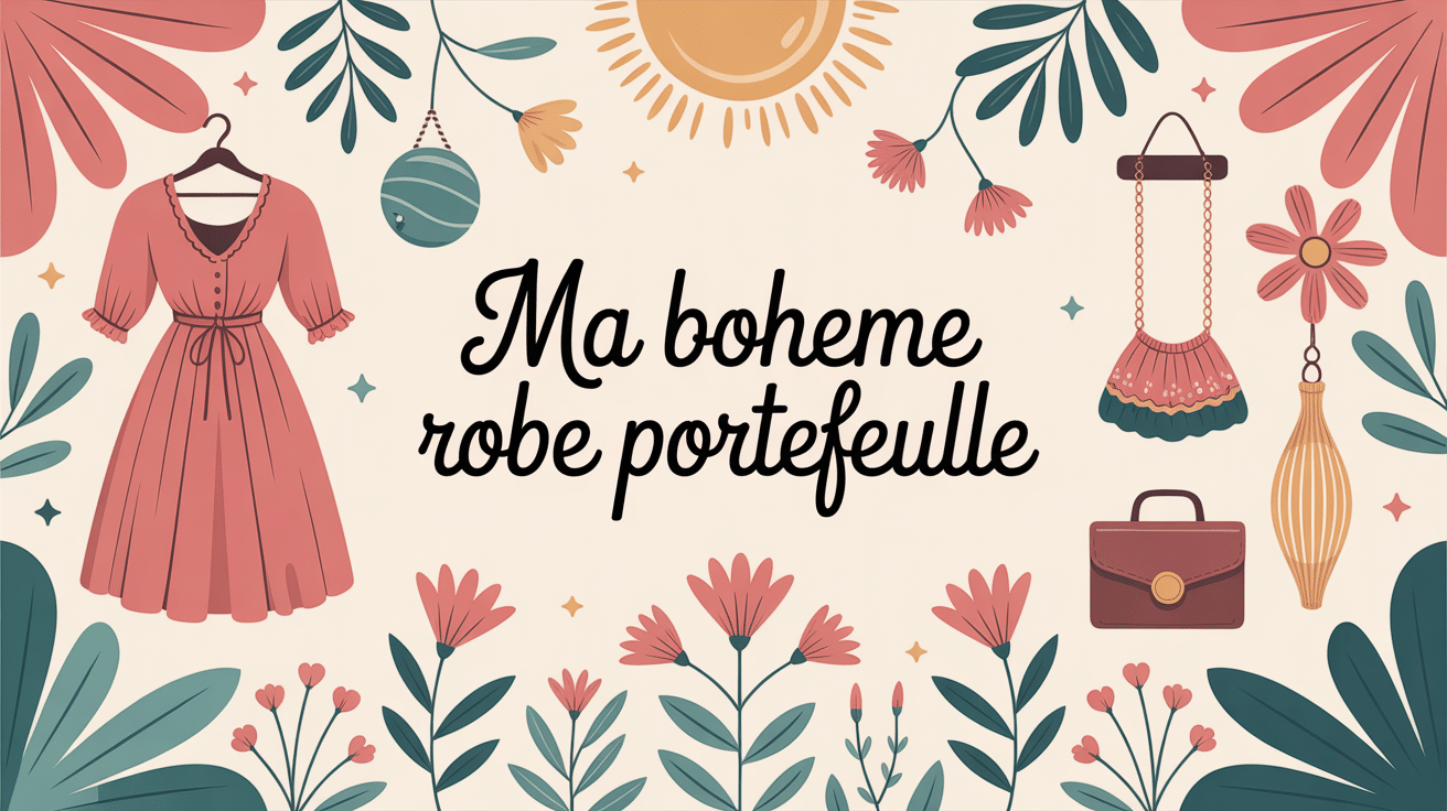 ma boheme robe portefeuille flottante style bohème floral