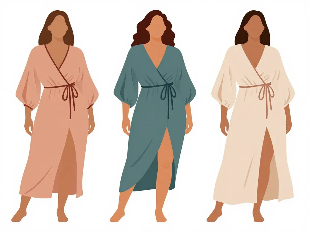 ma boheme robe portefeuille adaptée aux différentes morphologies