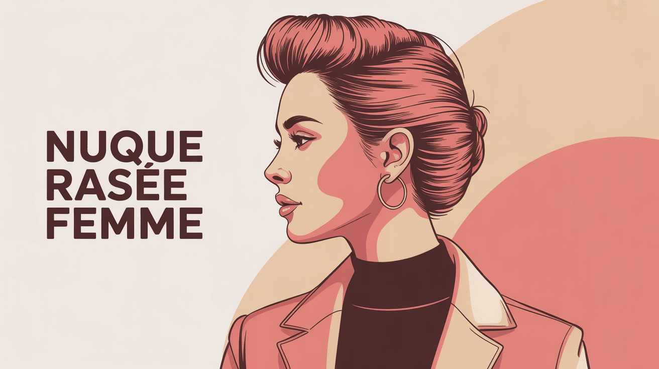 nuque rasée hyper stylée coupe courte femme moderne profil élégant