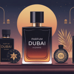 illustration parfum dubai homme oud ambre épices