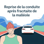 quand conduire après fracture malléole, voiture et cheville, sécurité