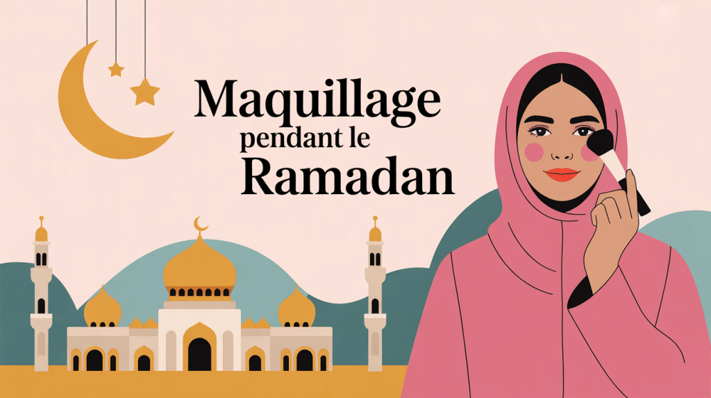Illustration ramadan maquillage spiritualité