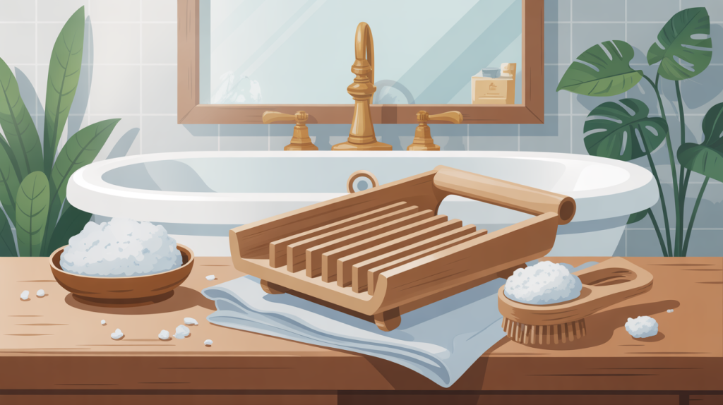 rasoir de sureté avis illustration sur serviette et accessoires