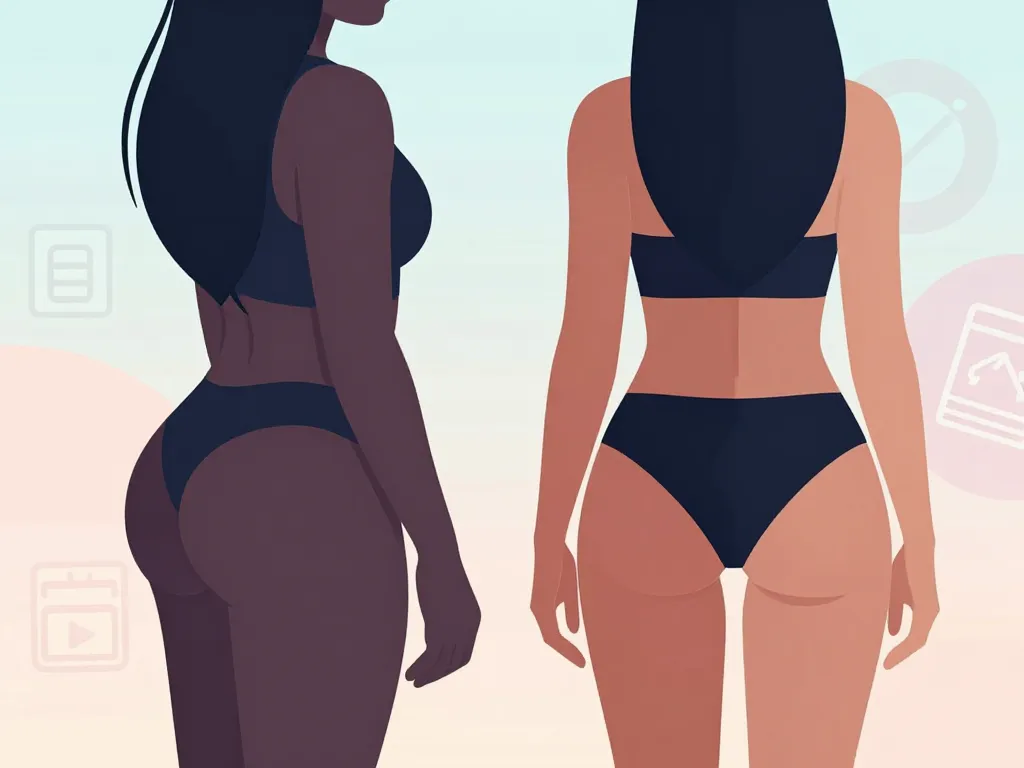 image fessier femme avant apres naturel chirurgie