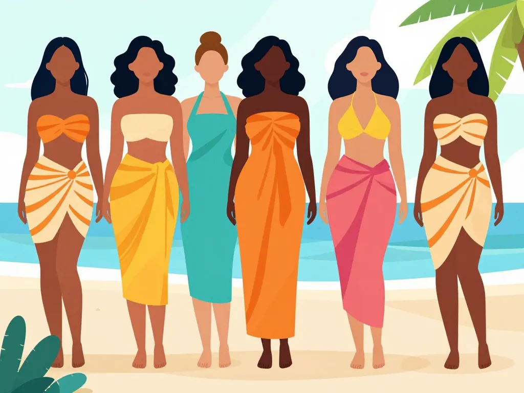 différents styles robe pareo