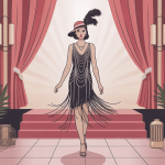 Robe Peaky Blinders style années 20 femme élégante