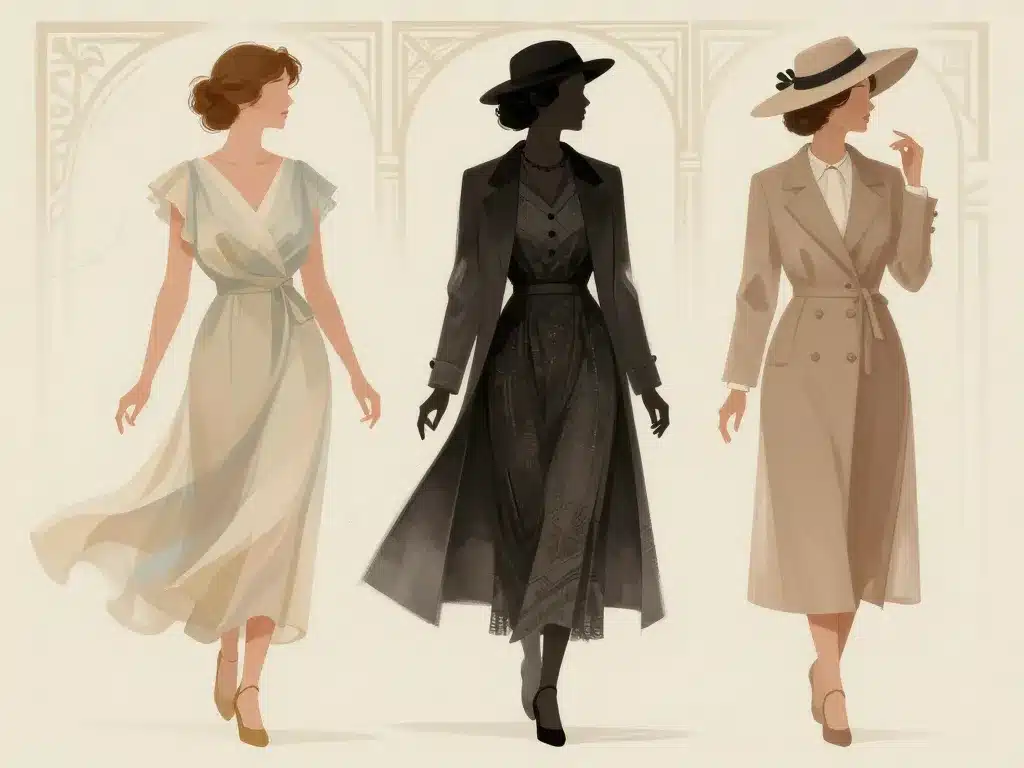Styles de robe Peaky Blinders femme inspiration 1920