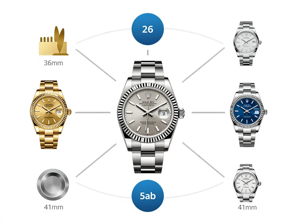 facteurs variation prix rolex datejust oyster perpetual