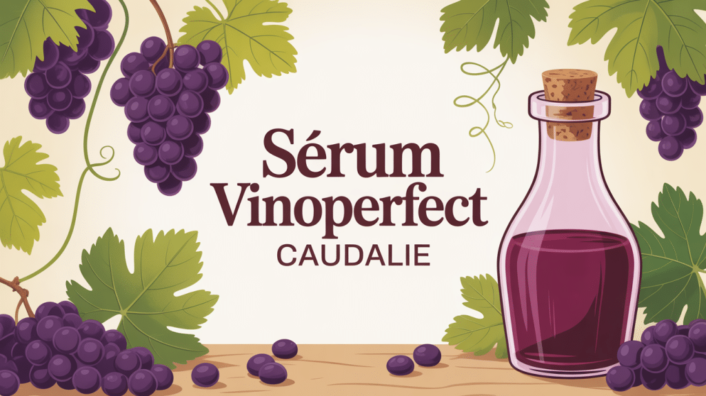 serum vinoperfect caudalie avis bouteille raisin éclat