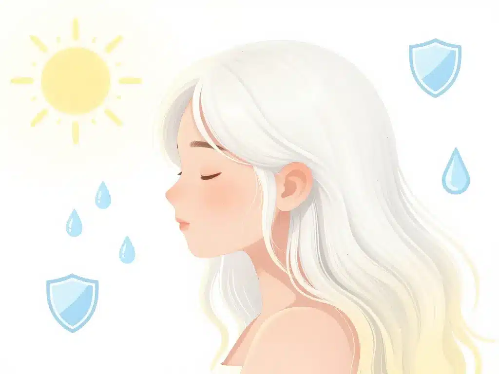 cheveux blancs illustration shampoing cheveux blancs avis