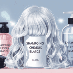 illustration shampoing cheveux blancs avis soin éclat