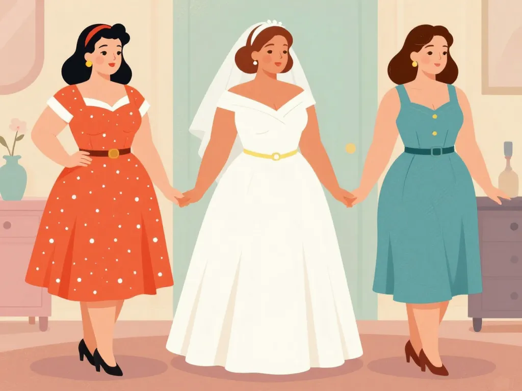 styles différents robe vintage grande taille pour chaque événement