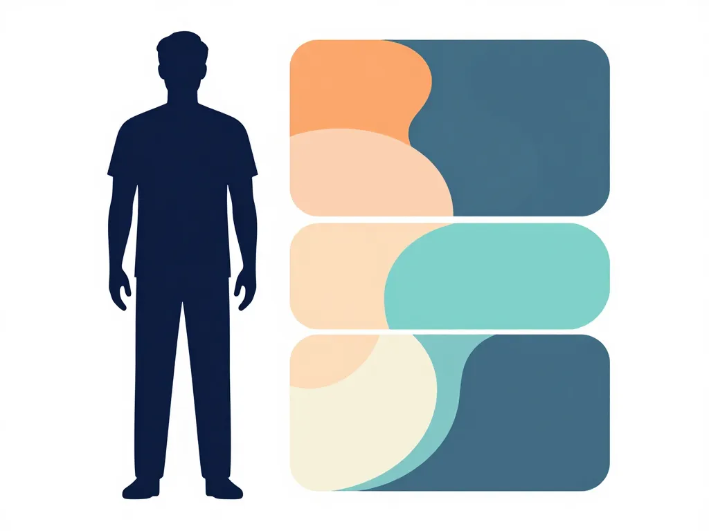 tableau des mensurations homme correspondance taille sur silhouette