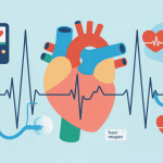 Illustration taper moyen cœur et santé cardiovasculaire