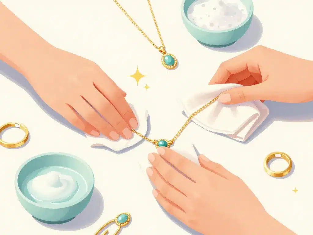 nettoyage maison redorer un bijou en toc bijoux fantaisie