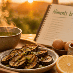 aliments brûle graisse naturels sur table