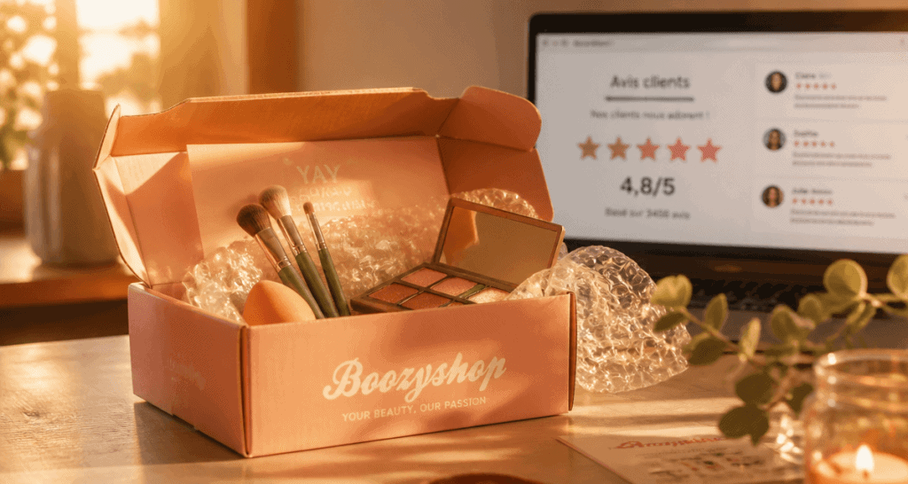 boozyshop avis colis ouvert produits