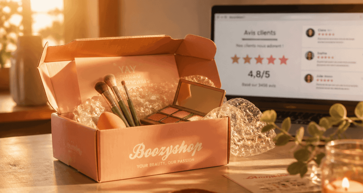 boozyshop avis colis ouvert produits