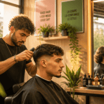 coupe homme tendance taper fade barber