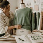 Créer sa marque de vetement jeune créatrice atelier