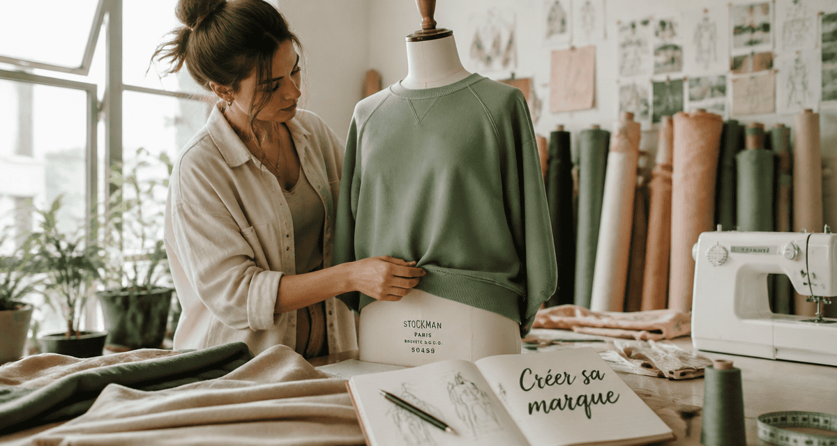 Créer sa marque de vetement jeune créatrice atelier