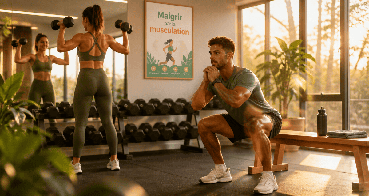maigrir par la musculation homme femme salle de sport