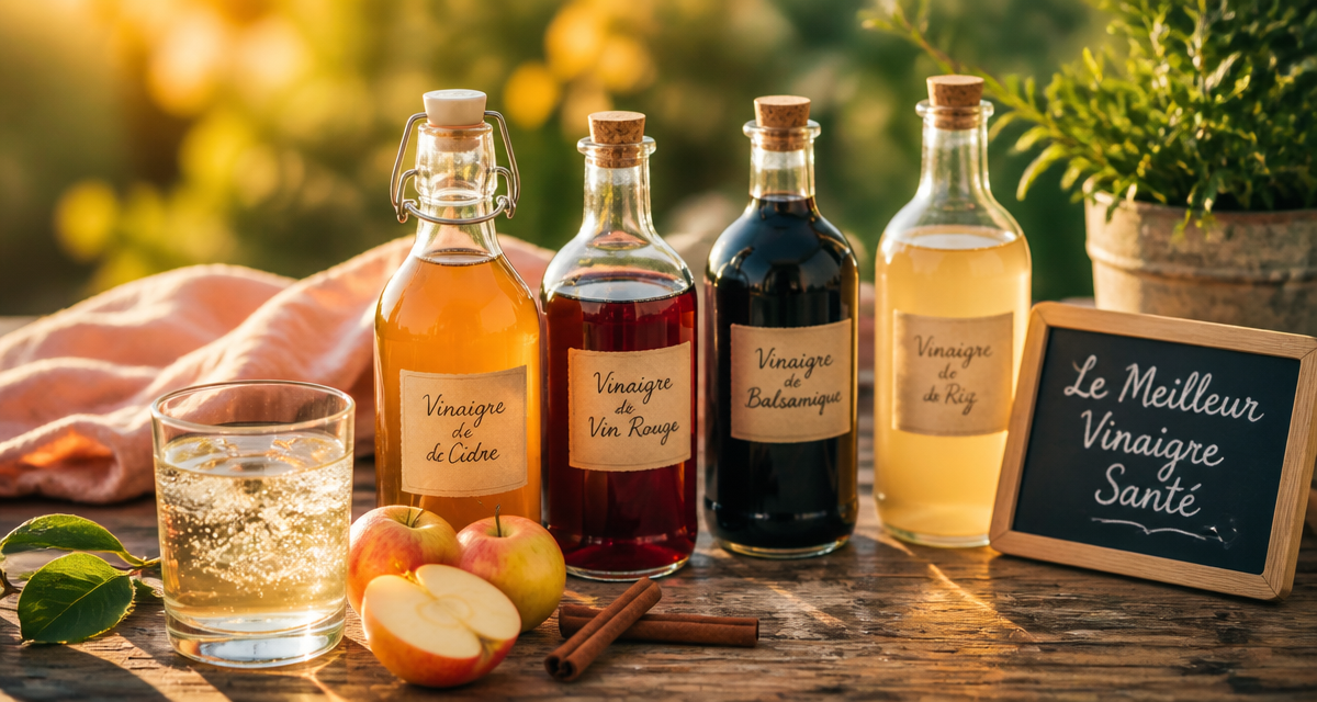 meilleur vinaigre pour la sante flacons artisanaux golden hour