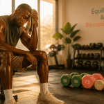 athlète musculation tous les jours salle lumière golden hour