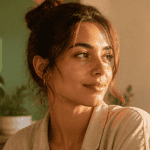 nez femme lumière naturelle portrait