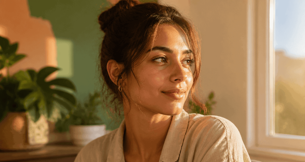 nez femme lumière naturelle portrait