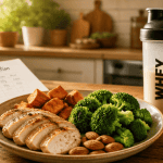 nutrition pour la musculation assiette protéinée