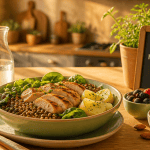 quoi manger en regime salade saine protéines