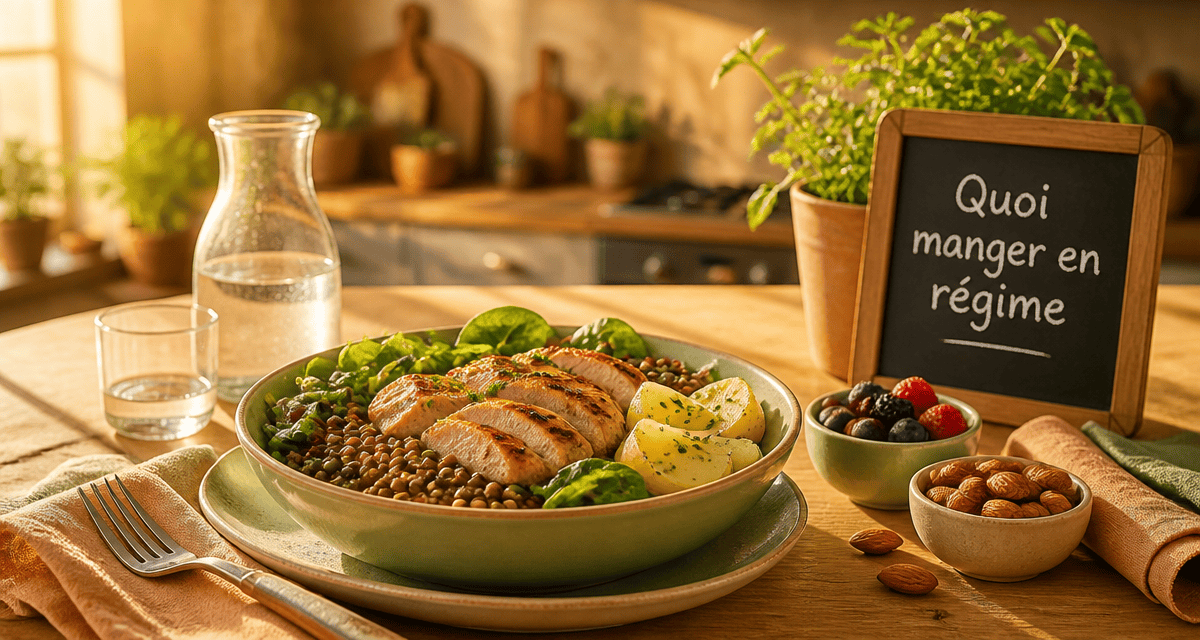 quoi manger en regime salade saine protéines