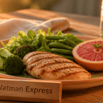 regime rapide et efficace Natman assiette poulet legumes